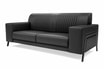Sofa skórzana czarna ZENIT - 2
