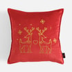Poszewka w renifery czerwona TWINKLE 45x45 cm - 1