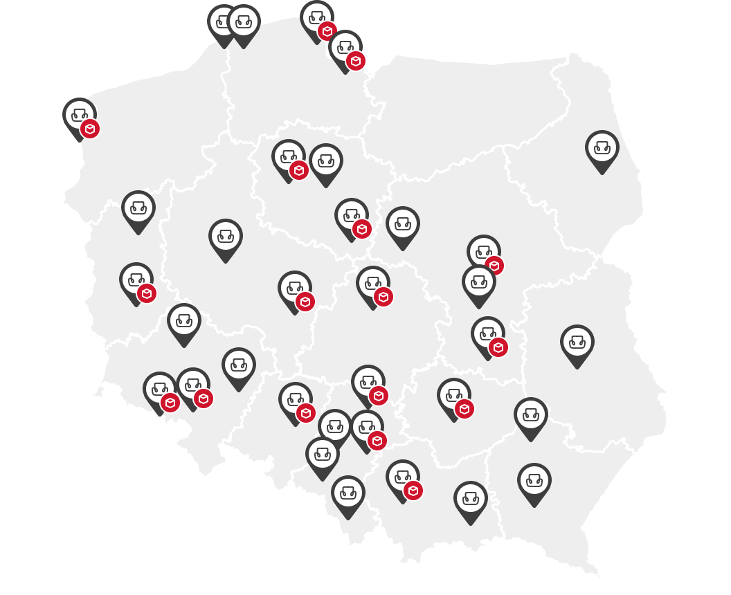 Mapa sklepów
