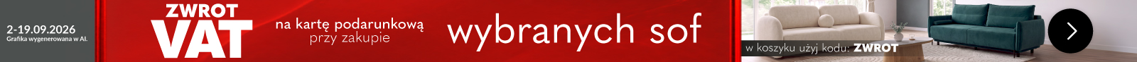 Sofy pikowane baner