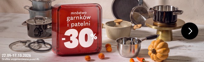 Garnki, patelnie i pokrywki baner