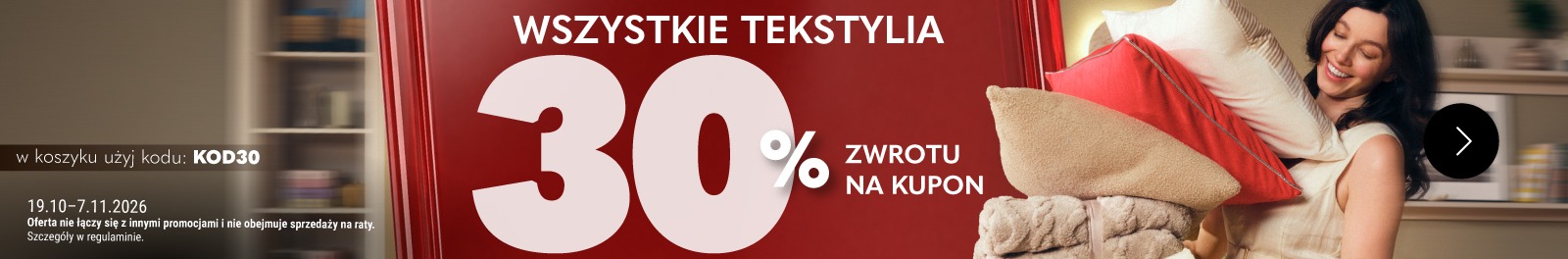 Poszewki dekoracyjne baner