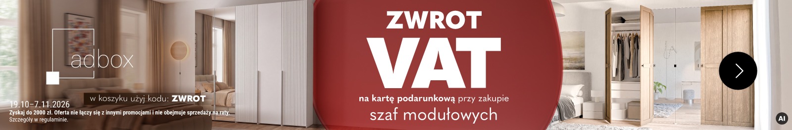 Komody wewnętrzne baner