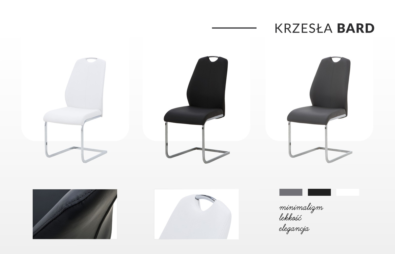 Krzesła BARD na płozie