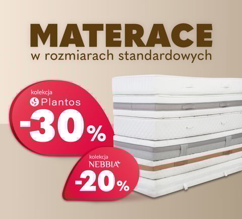 Materace Plantos -30% i Nebbia -20%