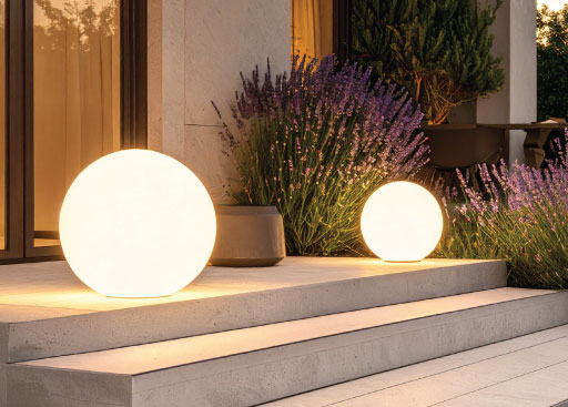 Kule solarne BALL LED - nastrojowe światło do ogrodu i na taras