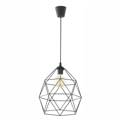 Lampa wisząca loft czarna GALAXY 33 cm