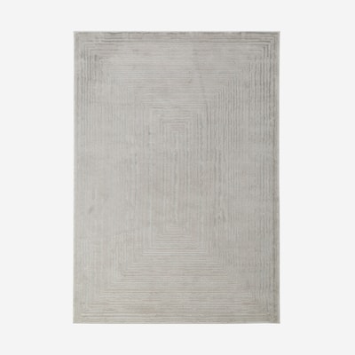 Dywan geometryczny BUTIQUE, szary, 120x170 cm
