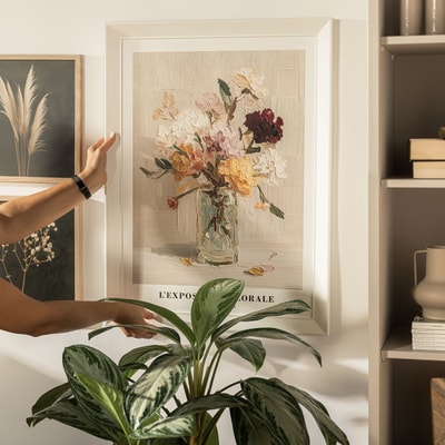 PARIS Obraz plakat w ramce SUNNY BOUQUET 56x75 cm