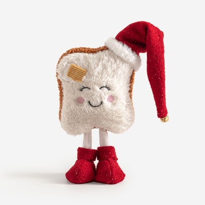 Świąteczna dekoracja TOST w czapce czerwony 31 cm
