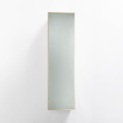 Bok przeszklony ALFRAME 32,5x98,5 cm szampański