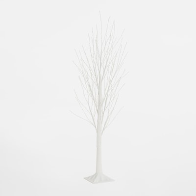 Drzewko dekoracyjne LED IP44 120 cm białe