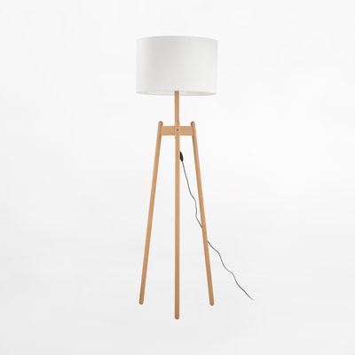 Lampa podłogowa biała PEREZ