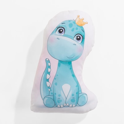 Przytulanka DINO Z KORONĄ 33x35 cm