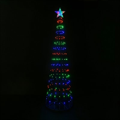 Podświetlana choinka LED RGB 156 diod MAGIC LIGHTS