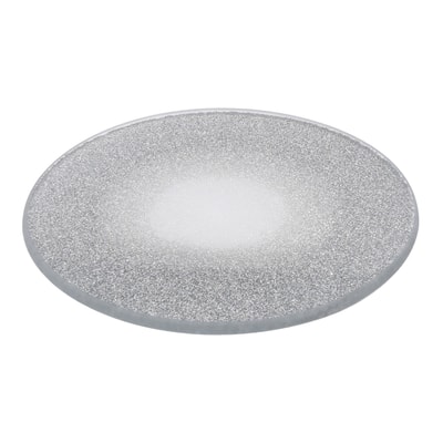 Talerz dekoracyjny srebrny 10 cm