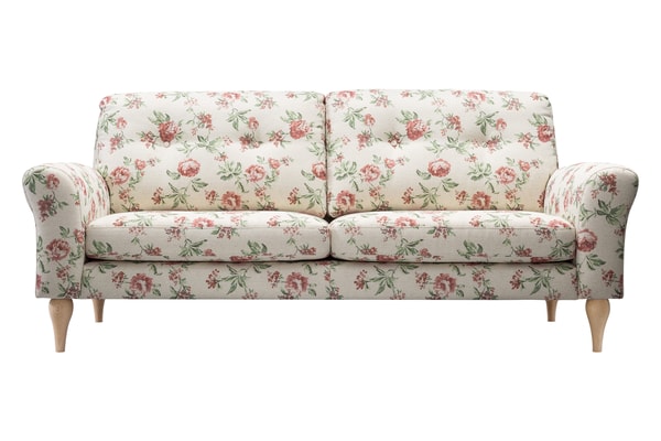 Sofa 3-osobowa w róże ROSE