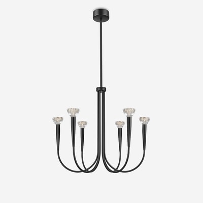 BOSTON lampa wisząca LED czarna