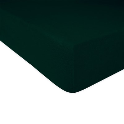 Prześcieradło z gumką butelkowa zieleń FROTTE 140x200 cm