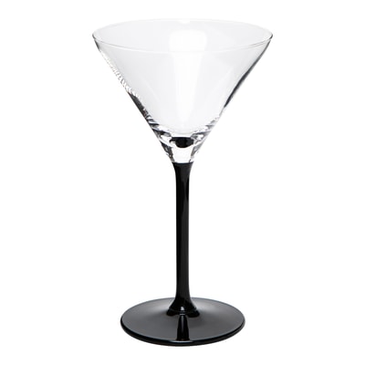 Kieliszek do martini na czarnej nóżce MONTE VETRO 260 ml
