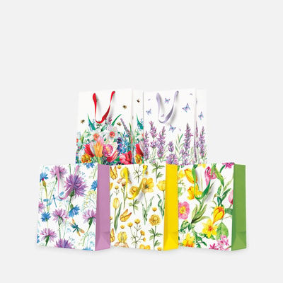 Torba prezentowa M 20x25 cm MIX