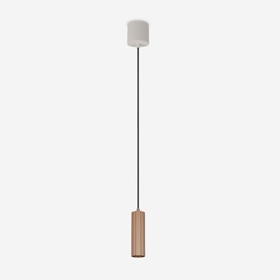 SOKA lampa wisząca pojedyncza szara kawowa