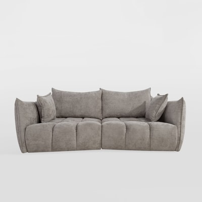 Sofa tapicerowana taupe LAURA