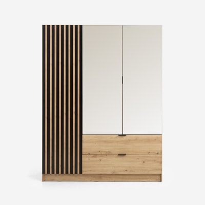 Szafa 3-drzwiowa z lustrem MAXI 150 cm
