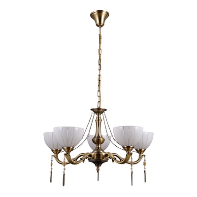 Lampa wisząca klasyczna złota BAXIO 5