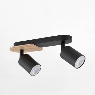 Listwa podwieszana rustykalna 2 spoty COVER WOOD