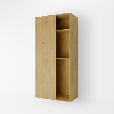 Korpus QUBIK słupek narożny 100x214,6 dębowy