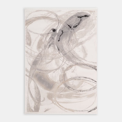 Dywan abstrakcyjny beżowy, 160x230 cm BRISTOL