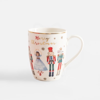 Kubek prezentowy MERRY CHRISTMAS biały 330 ml