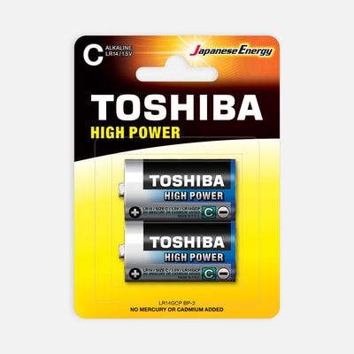 Baterie alkaliczne TOSHIBA LR14 blister 2 szt.
