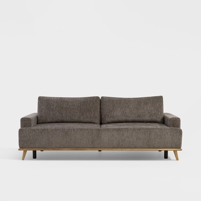 FORESTER sofa 3-osobowa rozkładana brązowa