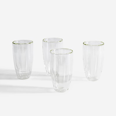 Komplet 4 szklanek termicznych FLOW 350 ml