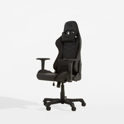 Fotel gamingowy, ergonomiczny z podświetleniem LED, czarny NOVELIO II