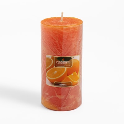 Świeca walec ORANGE 6,5x14 cm