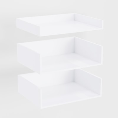 SALVINA komplet 3 szuflad do szafki 60 cm S/DSH-60-2W-1N biała