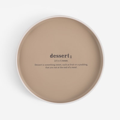 Talerz deserowy piaskowy 19 cm MODULAR 