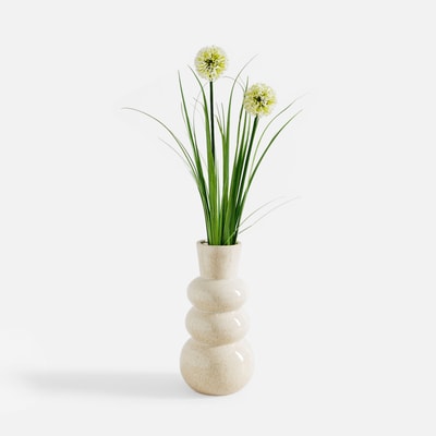 Trawa ozdobna, kwiaty, białe, 60 cm