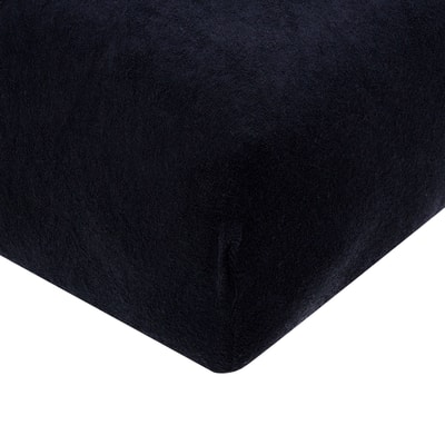 Prześcieradło FROTTE z gumką czarne 160x200 cm