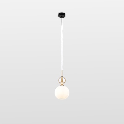 Lampa wisząca pojedyncza czarno-biała SOPHIA