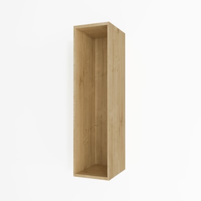 Korpus wiszący dębowy 25x98,5 cm QUBIK