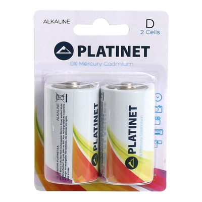 Baterie alkaliczne PLATINET LR20 - kpl 2 szt.