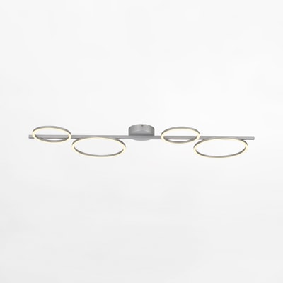 Lampa sufitowa LED srebrna MINI RITUS