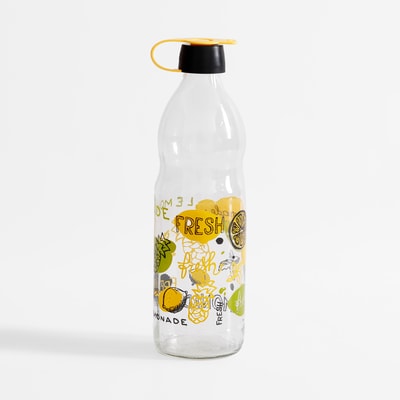 Butelka z korkiem z napisem LEMONADE 1 l