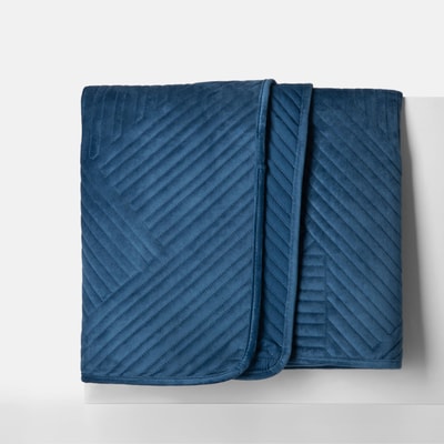 Narzuta granatowa 180x200 cm SENSO
