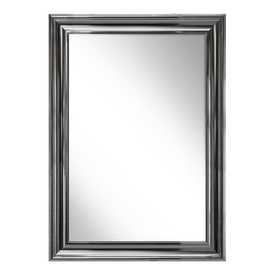 Lustro 60x90 cm w srebrnej ramie VERONA