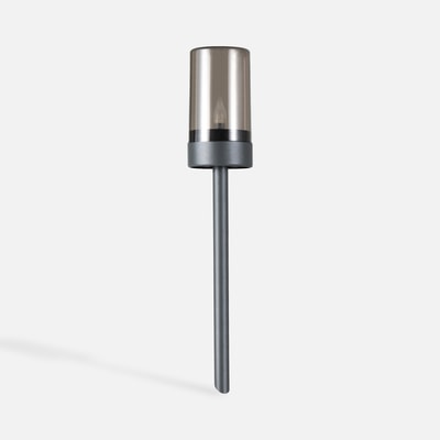 Lampa solarna IP44 outdoorowa ciemnoszara 29,5 cm